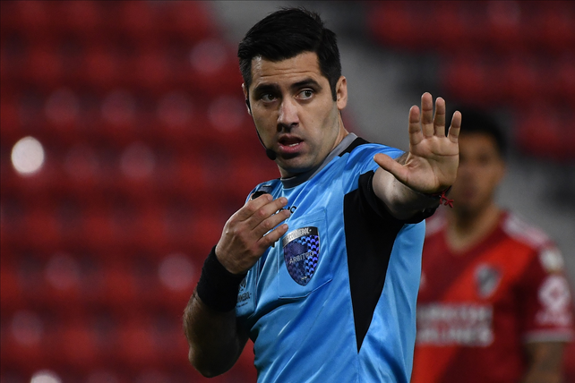 Cambio en el equipo arbitral de Cristian Garay para Nacional-Unión