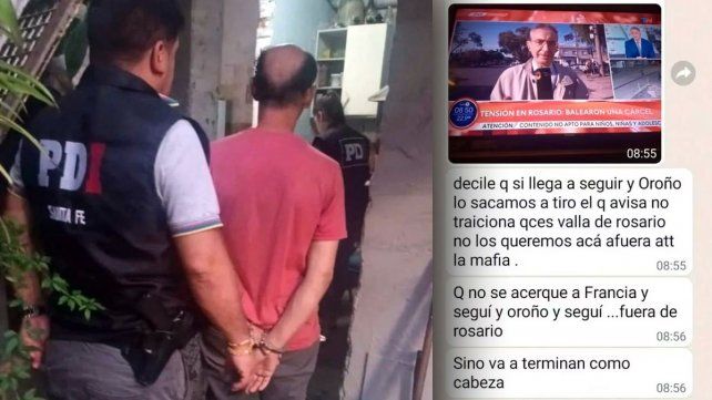 Probables vínculos con Entre Ríos del detenido por amenazas a Nelson Castro