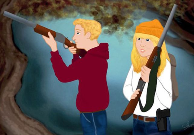 En Estados Unidos, Hansel, Gretel y Caperucita Roja usan armas para defenderse del peligro