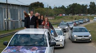 Caravana de final de campaña del Frente Renovador en Santa Fe