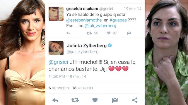 El día que Siciliani piropeó por Twitter a Lamothe y la esposa del actor acotó El día que Siciliani piropeó por Twitter a Lamothe y la esposa del actor acotó