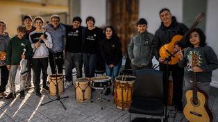 La orquesta se reune a ensayar todos los sábados a las 11.30 en la Casa de la Cultura y el espacio está abierto para todo aquel que quiera aprender a interpretar un instrumento.