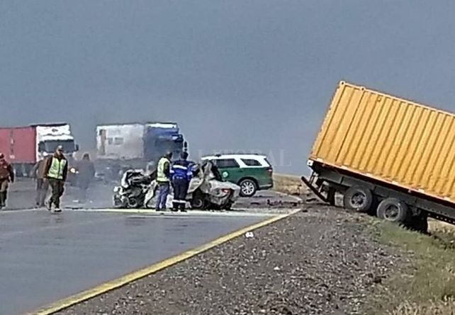 Cinco argentinos murieron tras un tremendo choque en el sur de Chile