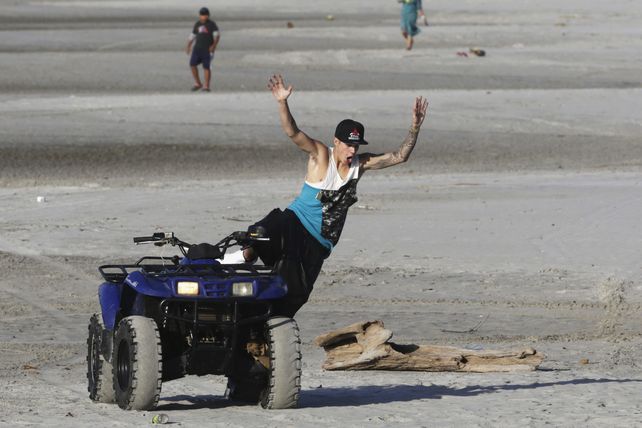 Un poco de paz. Bieber en un balneario panameño anteayer