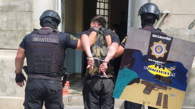 La Policía de la Provincia detuvo a un individuo por una balacera denunciada por vecinos en barrio Centenario.