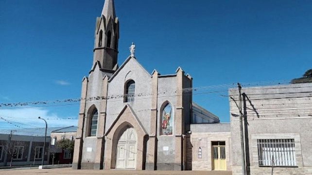 Parroquia de Máximo paz donde Carlos Sala ejercía su misión.