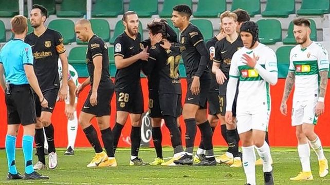 Barcelona superó al Elche