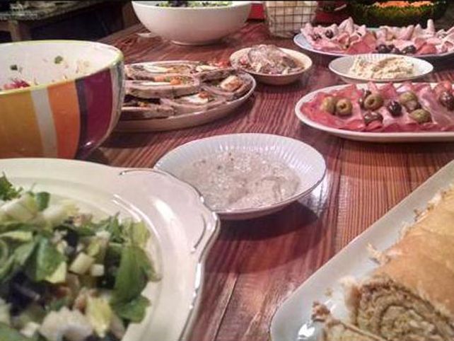 ¿Qué comieron las famosas en Navidad?