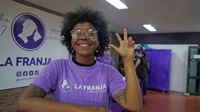 La presidenta de Ciencia Política integra la agrupación Franja Morada.