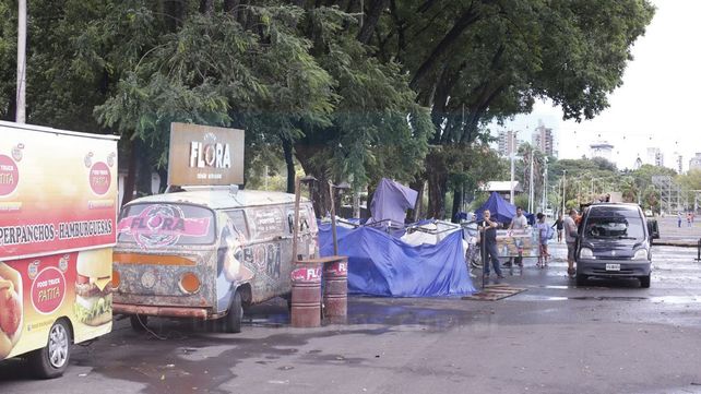 La tormenta se sintió fuerte en la madrugada de este lunes, en Paraná