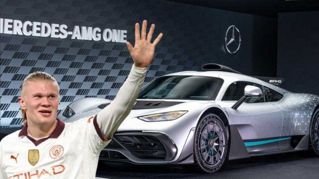 Enrilg Haaland y este Mercedes AMG-One
