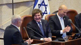 Milei habló en el parlamento de Israel y confirmó que mudará la embajada Argentina a Jerusalén.