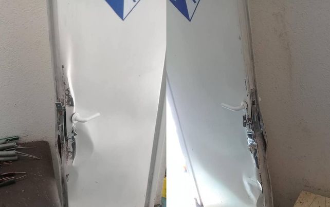 Robos y destrozos sufrieron las instalaciones lasallanas.