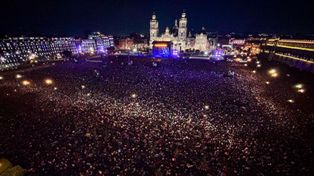 Los Cadillacs batieron un récord de público en México al reunir 300 mil personas en el Zócalo