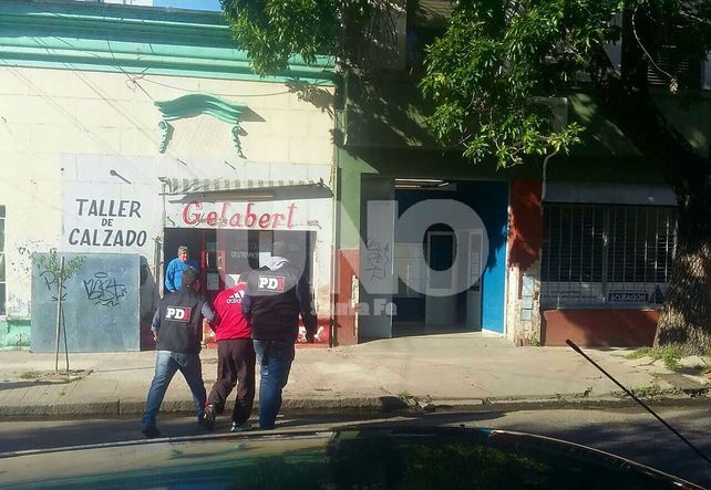 Detenido. El día que se entregó el autor del triple crimen.&nbsp;