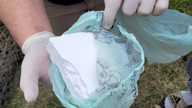 Secuestraron una piedra de casi 300 gramos de cocaína