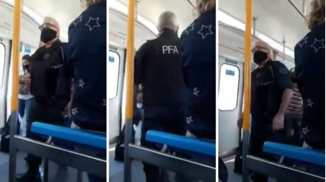 Un policía dio una lección de cuidados contra el coronavirus y se volvió viral