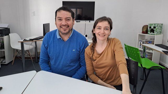 Walter Ramírez y Natalia Kappes