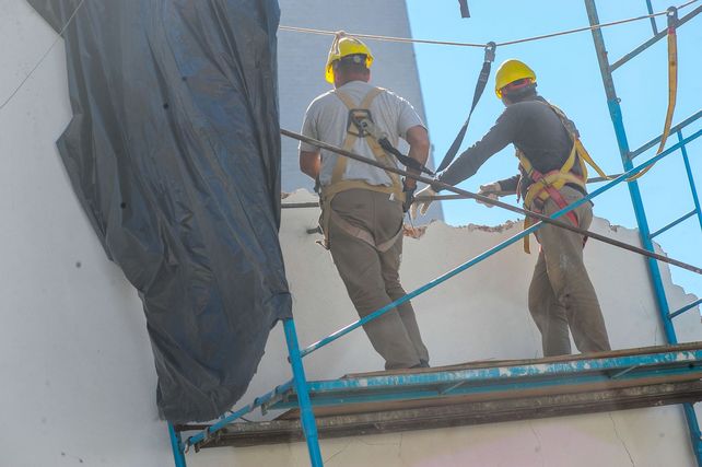 Un albañil cayó de una obra en construcción en Paraná