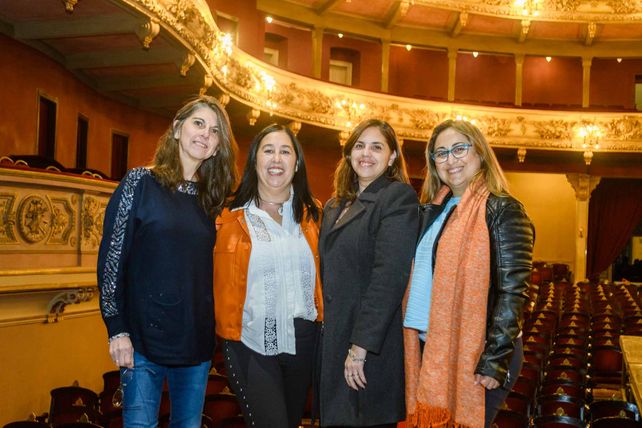Sandra Bautista, Andrea Pedraza, Milagros Miranda Roger y Elizabet Araujo