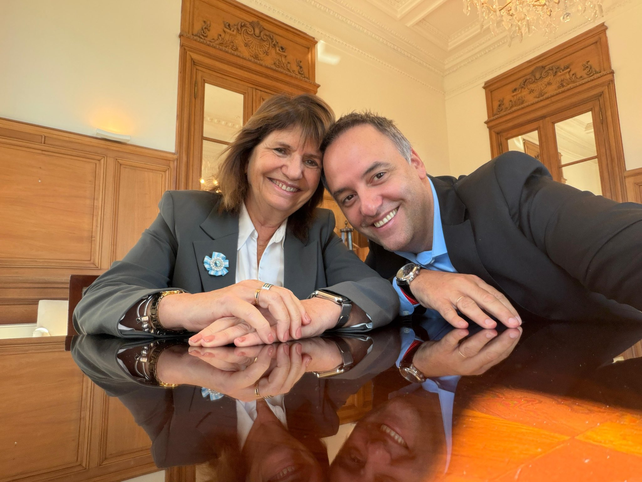 Patricia Bullrich habló sobre la situación de Manuel Adorni.