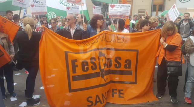 Gremios y organizaciones sociales  marcharon en la ciudad