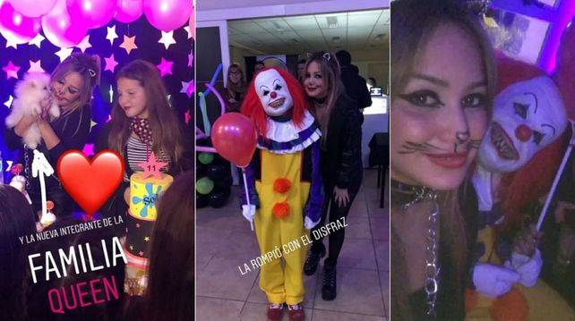 Los 11 años de Sol, la hija de Karina La Princesita y El Polaco