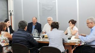 Autoridades del IICA, IAL, CONICET Santa Fe y de la provincia de Santa Fe.