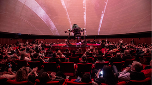 La sala Planetario del Complejo Astronómico del parque Urquiza, donde se presentará la experiencia inmersiva con música en vivo de Pink Floyd