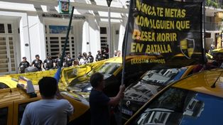 Taxistas repudiaron a la AFA por convenio con Uber