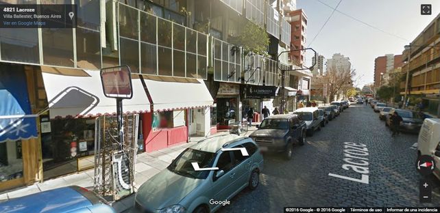 Un hombre arrojó un televisor a un grupo de chicos que estaba festejando el fin de cursada