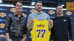 Los Lakers presentan de manera oficial a Luka Doncic