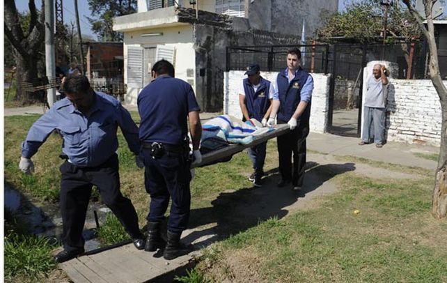 En la casa. El crimen ocurrió en una vivienda de Bouchard y Suárez