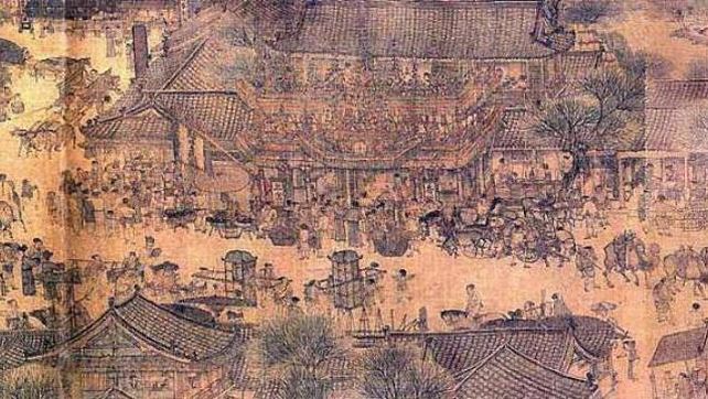 La obra se basó en una pintura de la Dinastía Song.