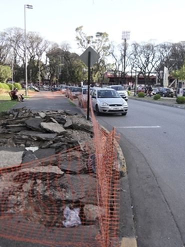 Siguen las obras en el Parque Independencia, que finalizarán en diciembre