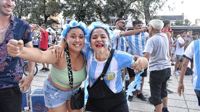 Así se vivió el partido y el triunfo de la Selección en la ciudad