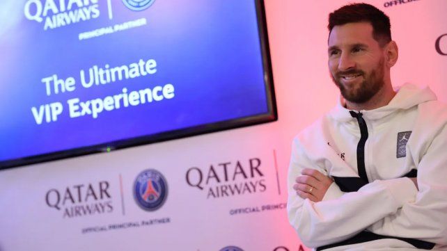 Messi volvió a Qatar con PSG a un mes de la conquista de la Copa del Mundo