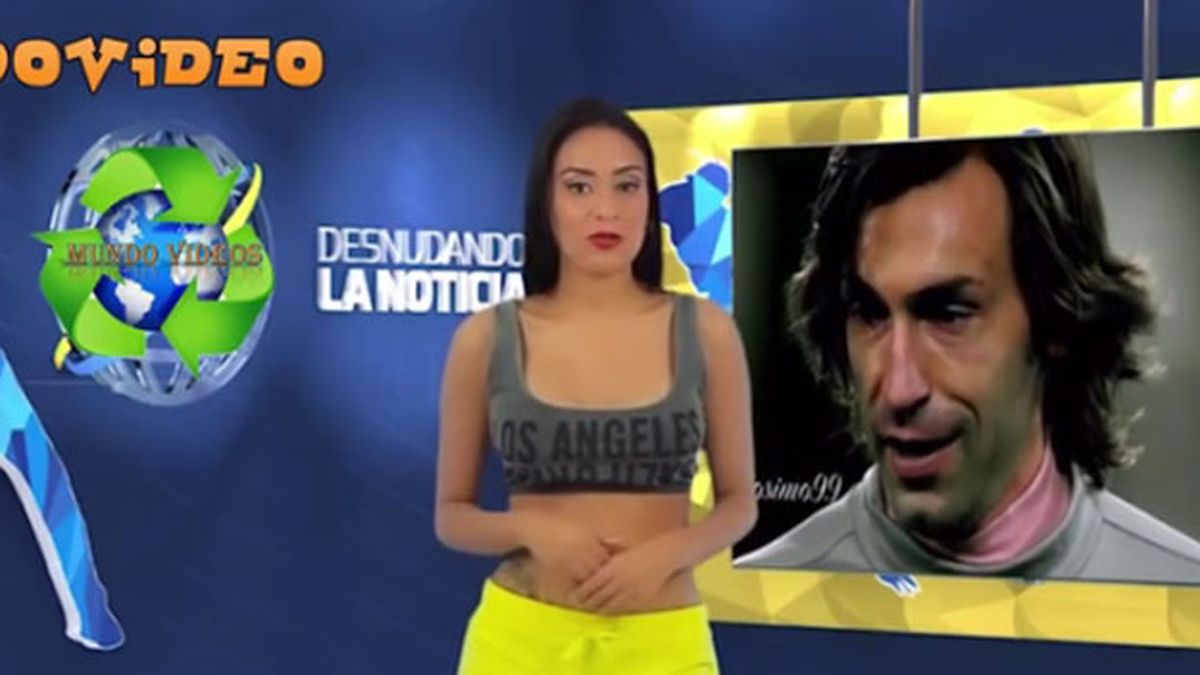 Volvió con todo! La presentadora hot se desnudó por Pirlo