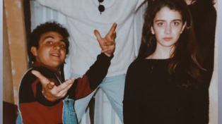 Topa junto a Érica Rivas