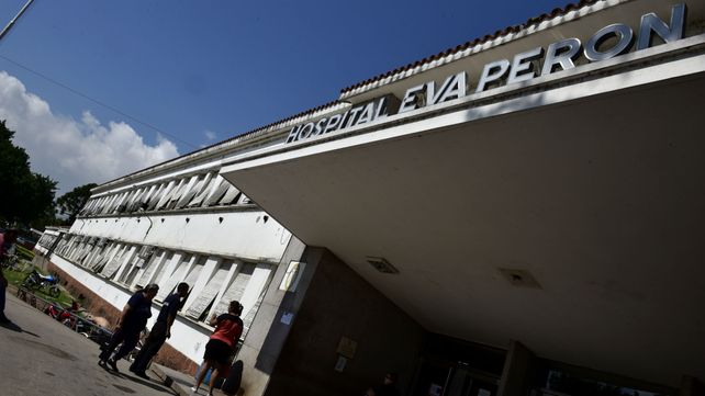 El Hospital Eva Perón de Granadero Baigorria. El equipo de Salud Metal trabaja junto a la familia de la chica agredida.&nbsp;