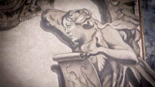 Tras una restauración, el angelito de una basílica quedó con la cara de Meloni