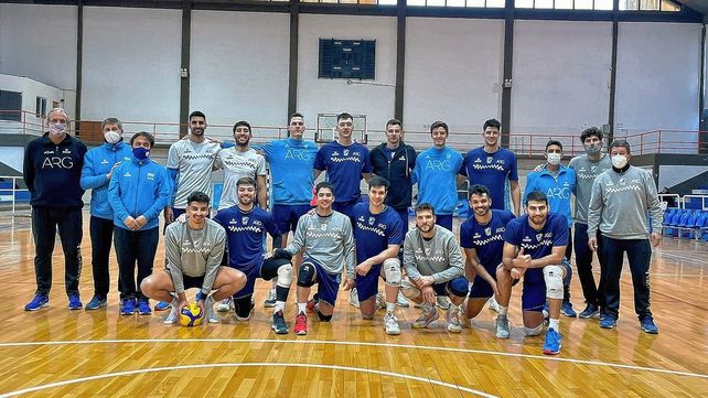 La selección Argentina Mayor masculina trabajó en el Cenard
