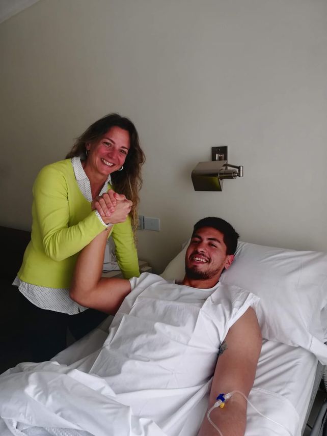 En 2019 Braian se operó en Rosario y Romina fue una de las profesionales que lo acompañó. Se recuperaba de cara a los Juegos de Tokio.&nbsp;