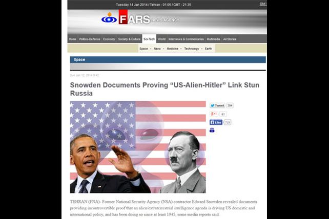 Afirman que Estados Unidos está dirigido por extraterrestres