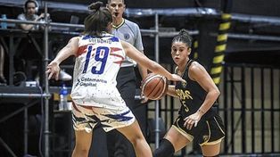 Camila Suárez fue la gran figura del partido.&nbsp;