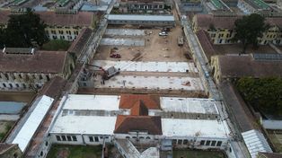 Cárcel de Coronda: montan los nuevos pabellones de aislamiento