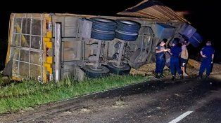El accidente ocurrió en la Ruta 12 a la altura de La Paz.