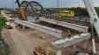 Avance clave del puente Santa Fe-Santo Tomé: llegó desde Asia la lanzadora de vigas para agilizar la obra