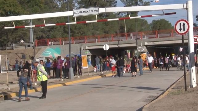 Los barrios Chalet y Centenario ya están unidos por un cruce seguro