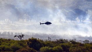 Durante el fin de semana hubo incendios en cercanías a la traza del túnel subfluvial, en zona de montes e islas aledañas a las rutas nacional 168 y provincial 1
